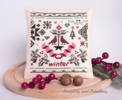 THE HOLLY QUAKER CROSS STITCH PATTERN